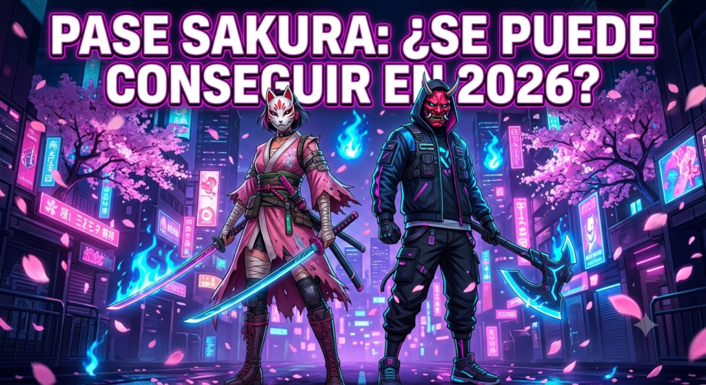 Traje del Pase Sakura de Free Fire